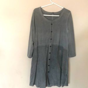 Gray tunic style dress